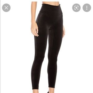 Spanx velvet leggings NWOT